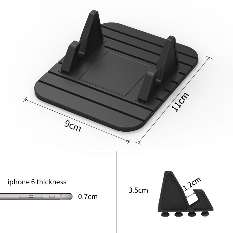 Support de téléphone antidérapant pour la voiture