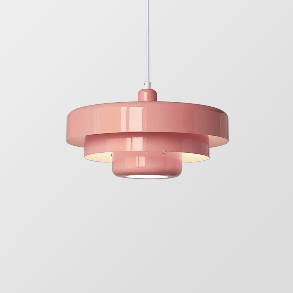Middelaldersk jern retro enkelt hode Bauhaus hengelampe