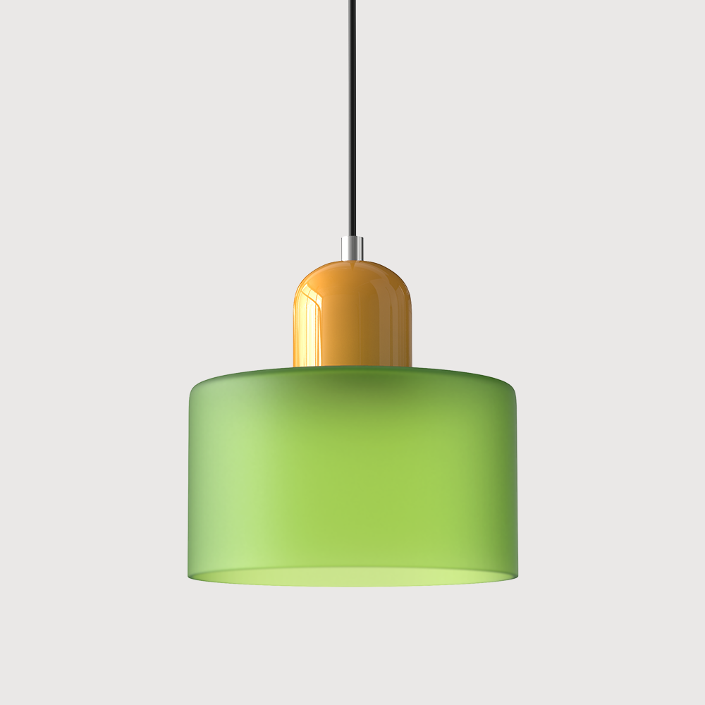 Bauhaus liten glasspendel lampe