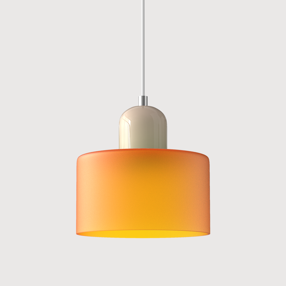 Bauhaus liten glasspendel lampe