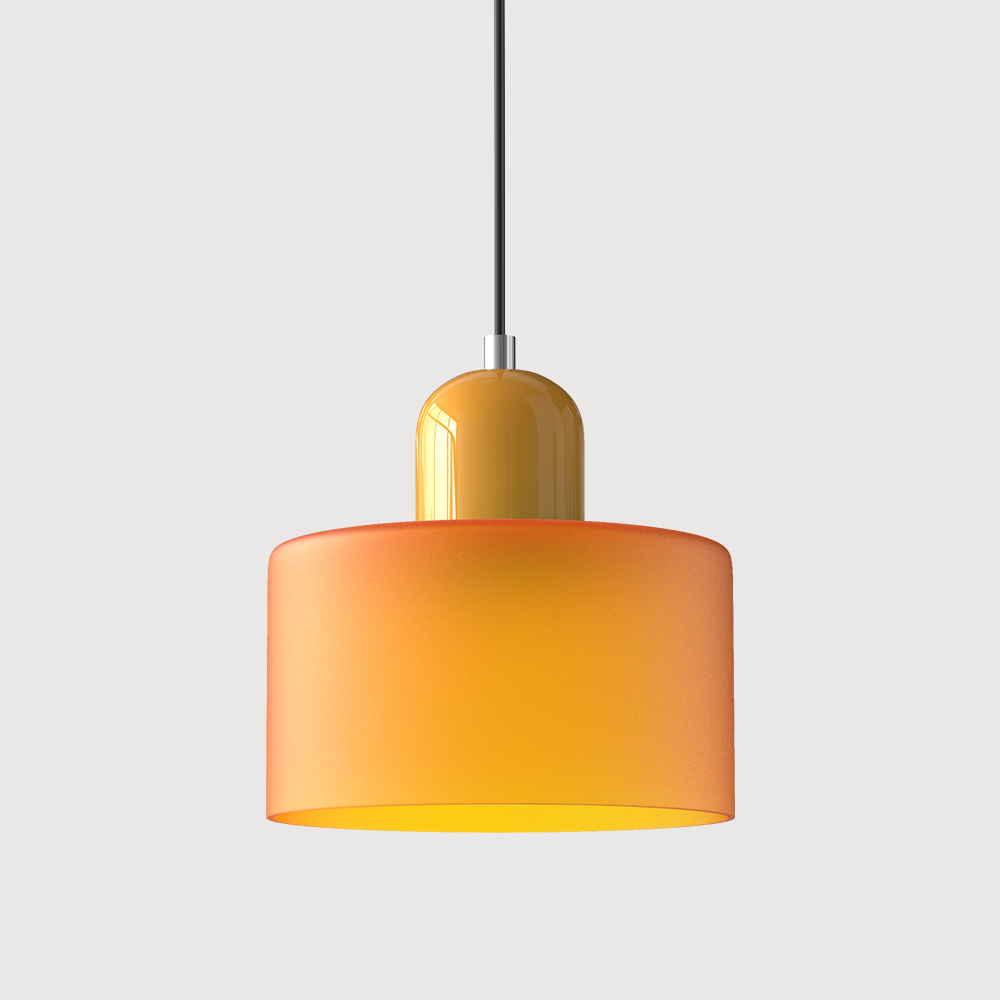 Bauhaus liten glasspendel lampe
