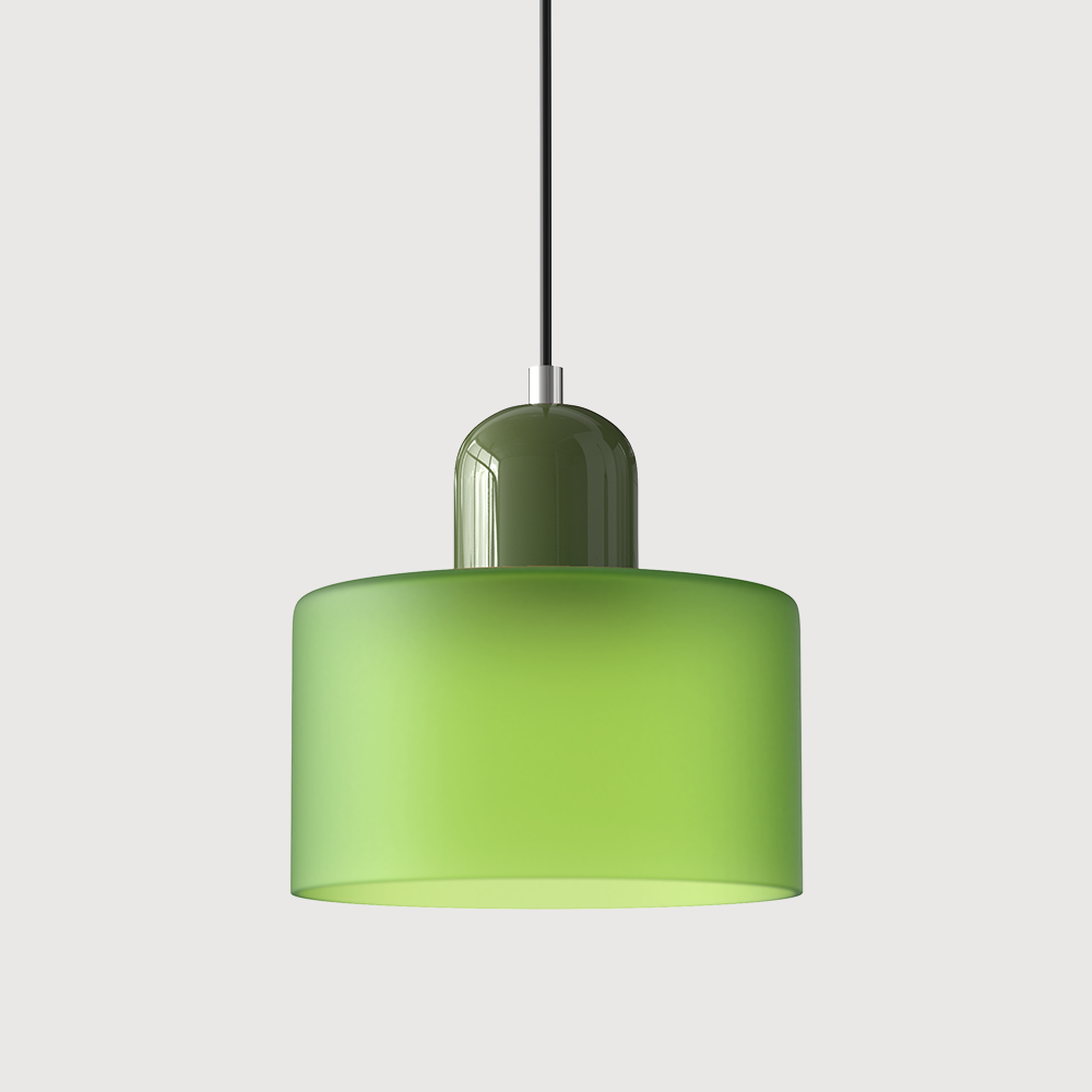Bauhaus liten glasspendel lampe