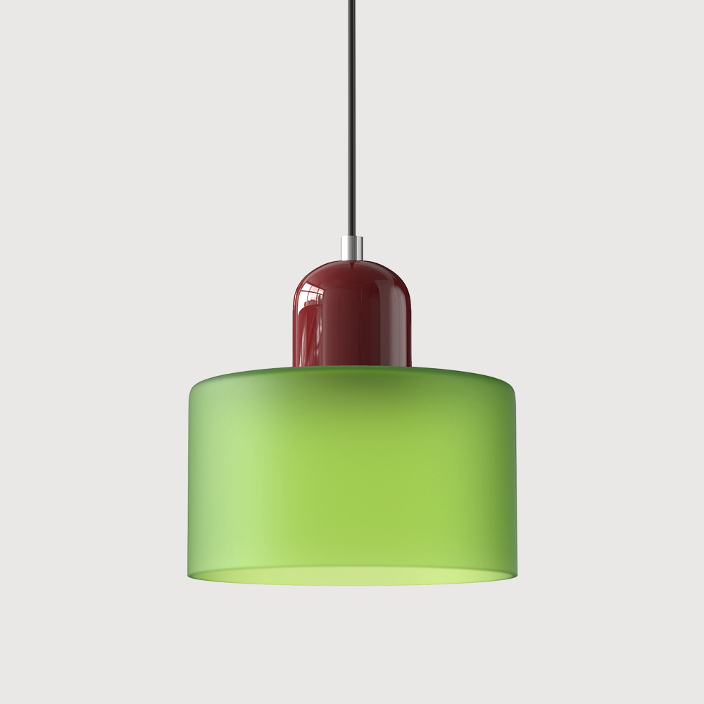 Bauhaus liten glasspendel lampe