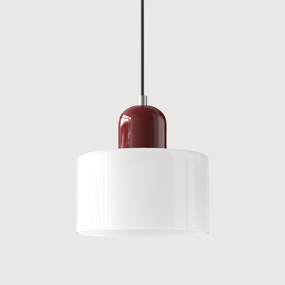 Bauhaus liten glasspendel lampe