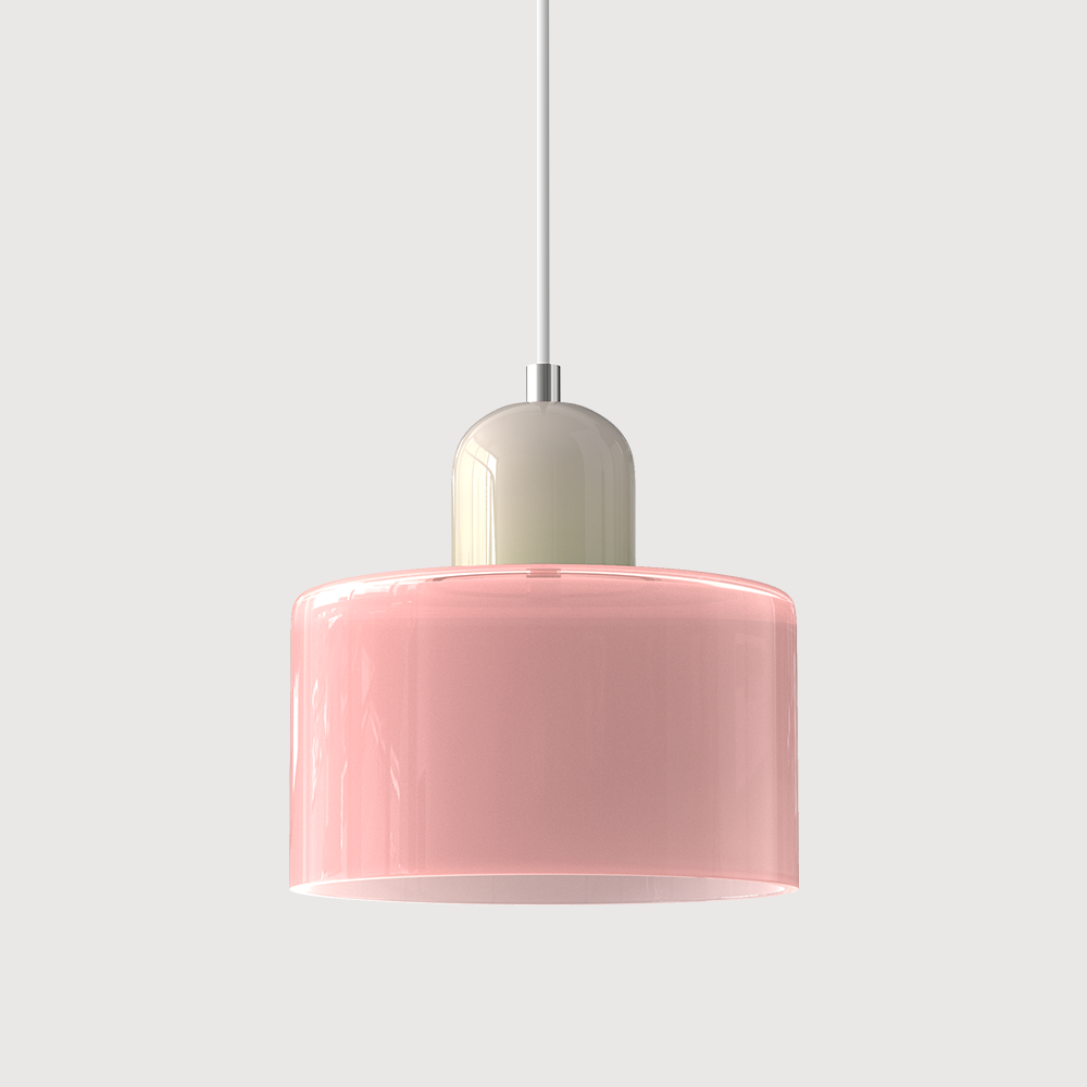 Bauhaus liten glasspendel lampe