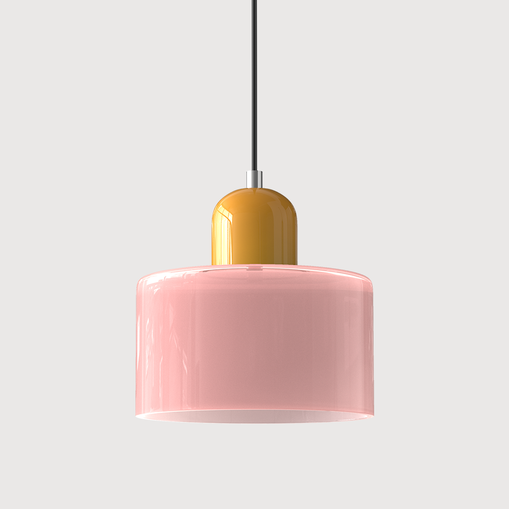 Bauhaus liten glasspendel lampe