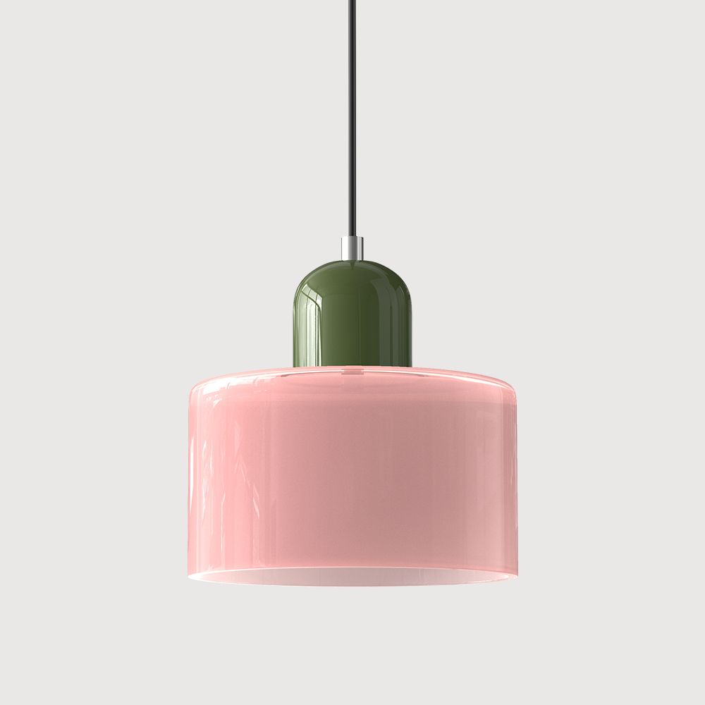 Bauhaus liten glasspendel lampe
