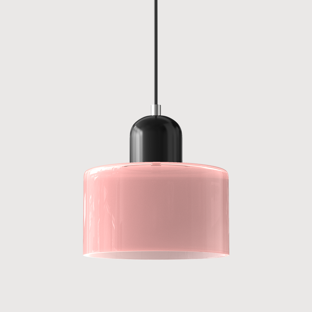 Bauhaus liten glasspendel lampe