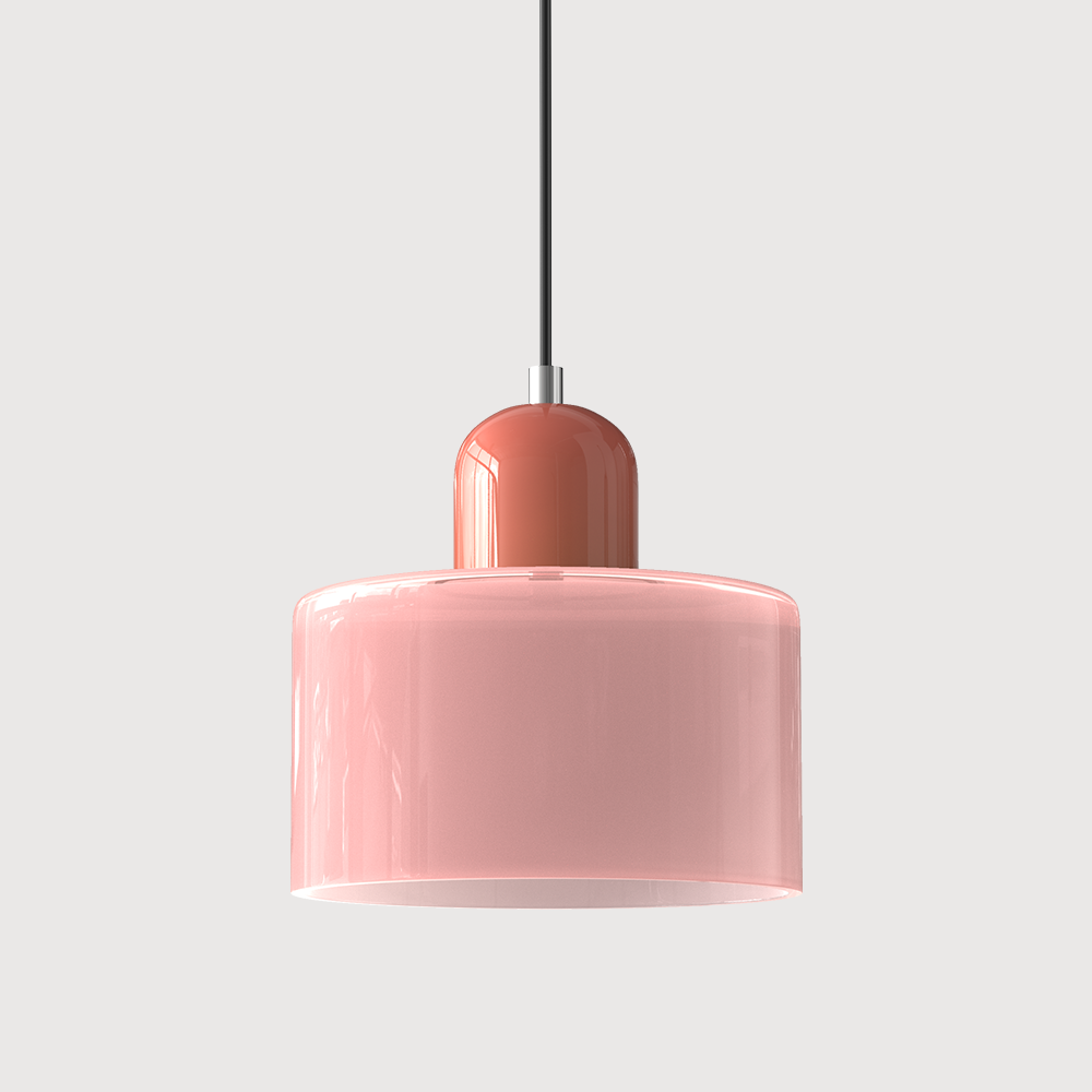 Bauhaus liten glasspendel lampe