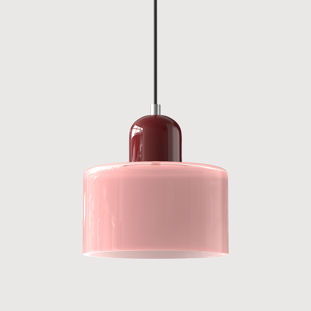 Bauhaus liten glasspendel lampe