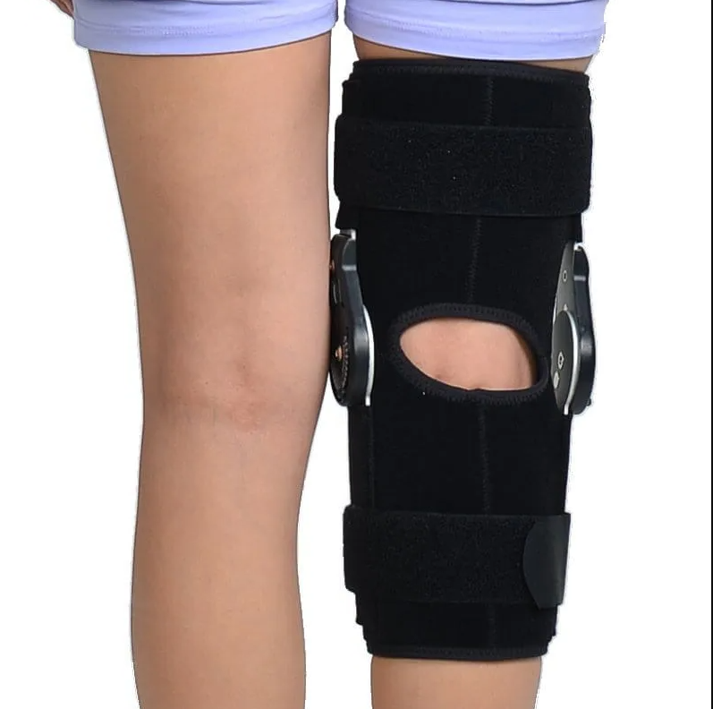 Hengslet ROM knestøtte, postoperativ knestøtte for restitusjonsstabilisering, ACL-, MCL- og PCL-skade