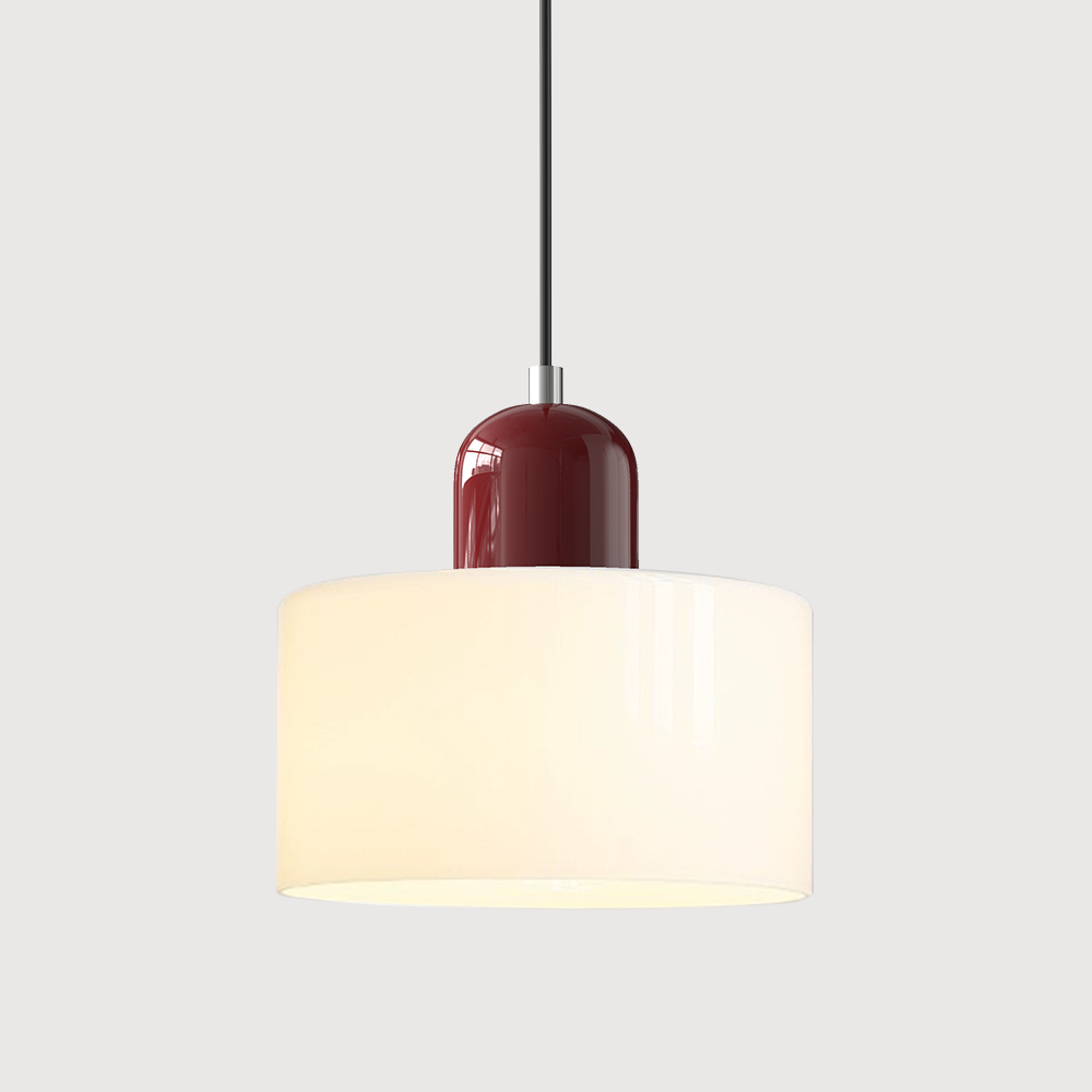 Bauhaus liten glasspendel lampe
