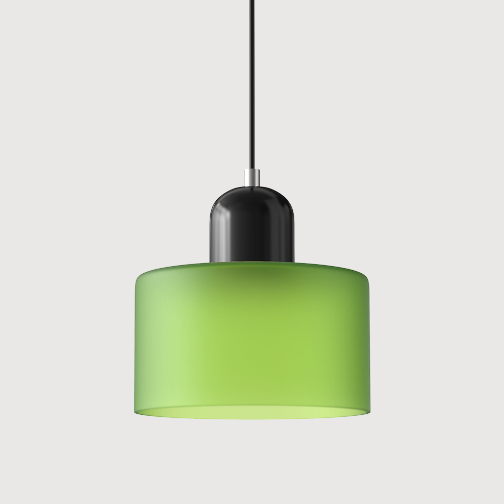Bauhaus liten glasspendel lampe