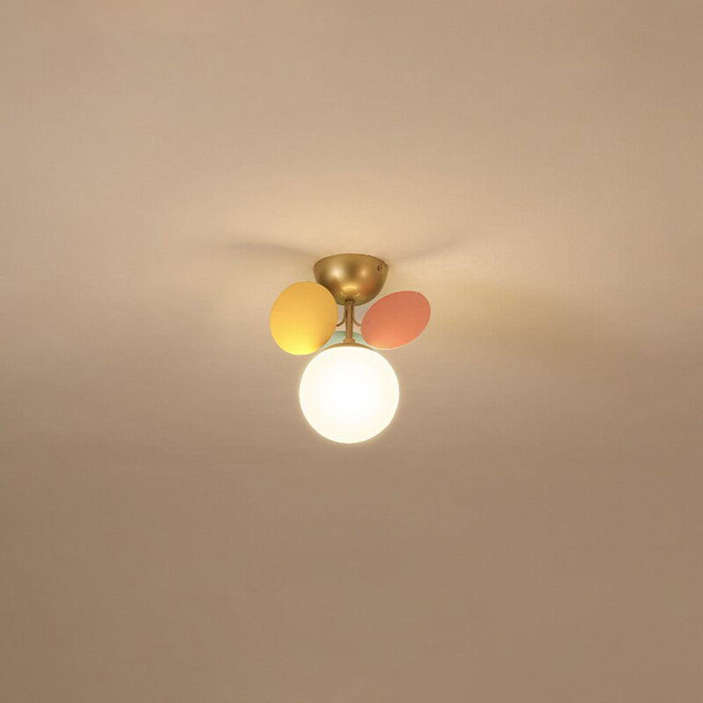Multicolored Flower Branch Chandelier Living Room