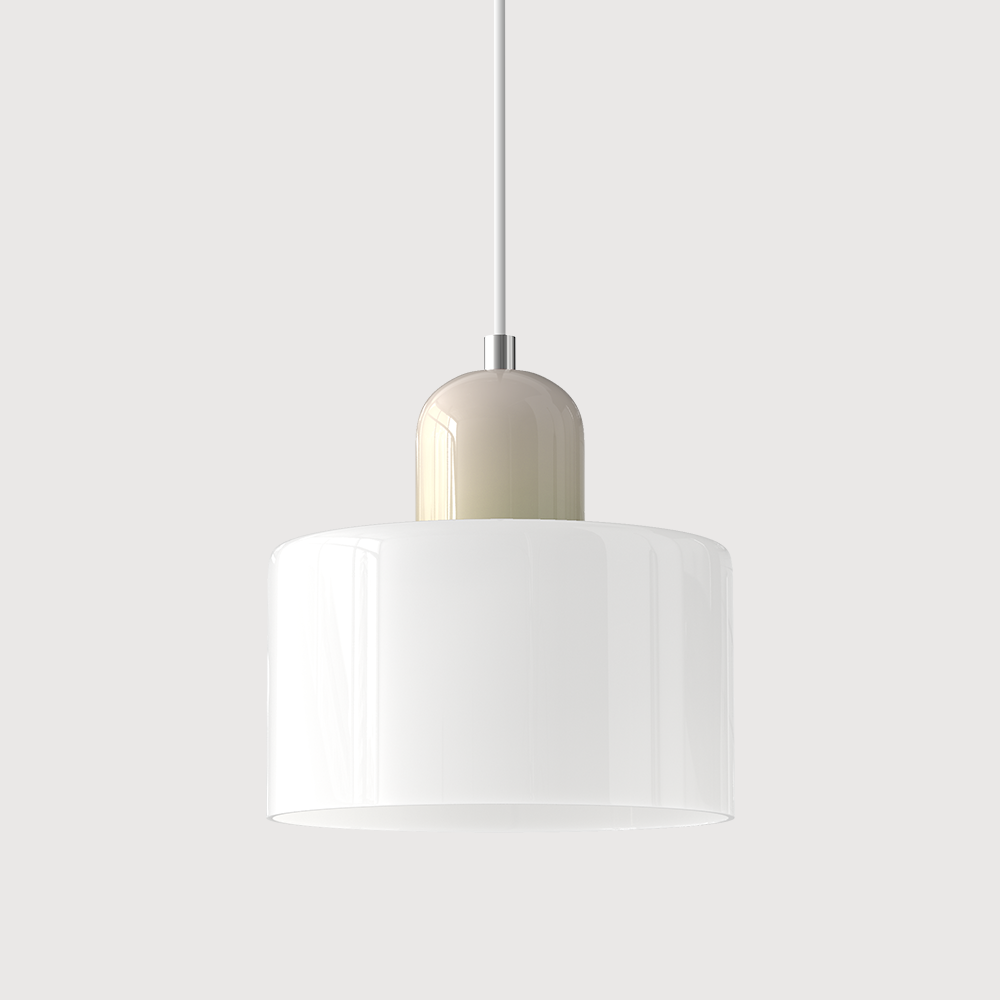Bauhaus liten glasspendel lampe