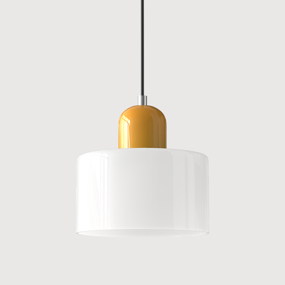 Bauhaus liten glasspendel lampe