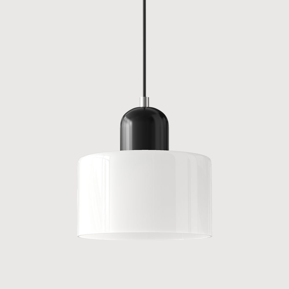 Bauhaus liten glasspendel lampe