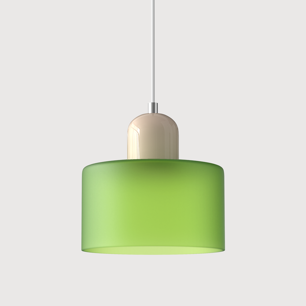 Bauhaus liten glasspendel lampe