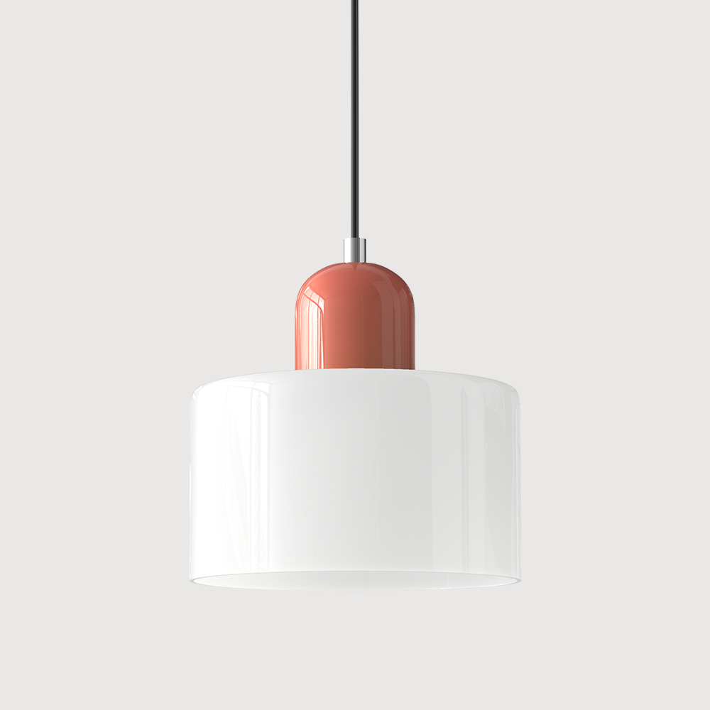 Bauhaus liten glasspendel lampe