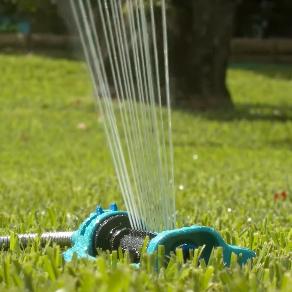 Système d'arrosage oscillant à large portée pour pelouse et jardin hors sol