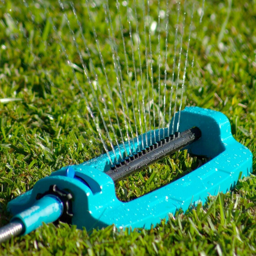 Système d'arrosage oscillant à large portée pour pelouse et jardin hors sol