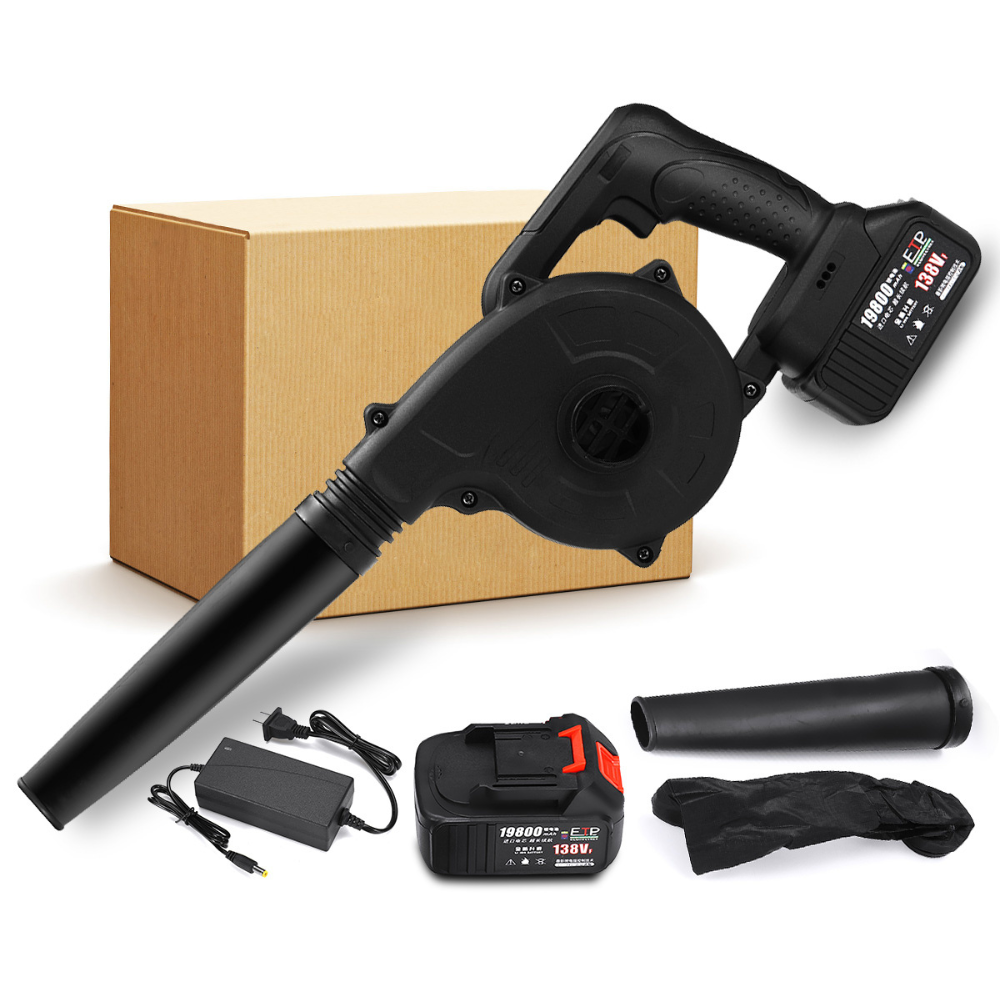 Souffleur de feuilles électrique sans fil de jardin à batterie portable