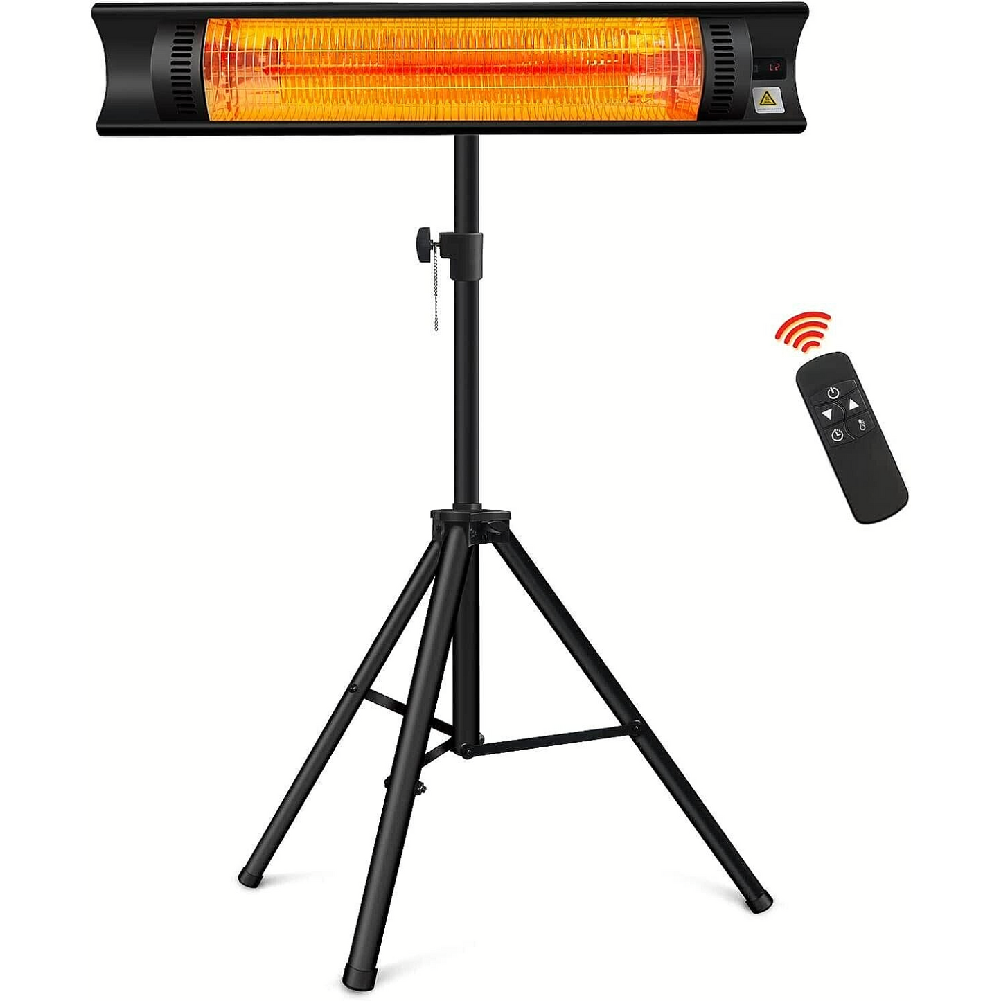 Chauffage d'appoint infrarouge électrique portable autoportant intérieur / extérieur