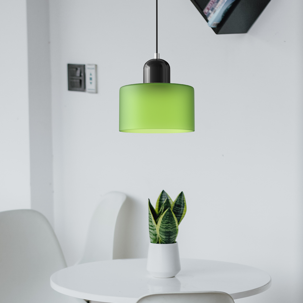 Bauhaus liten glasspendel lampe