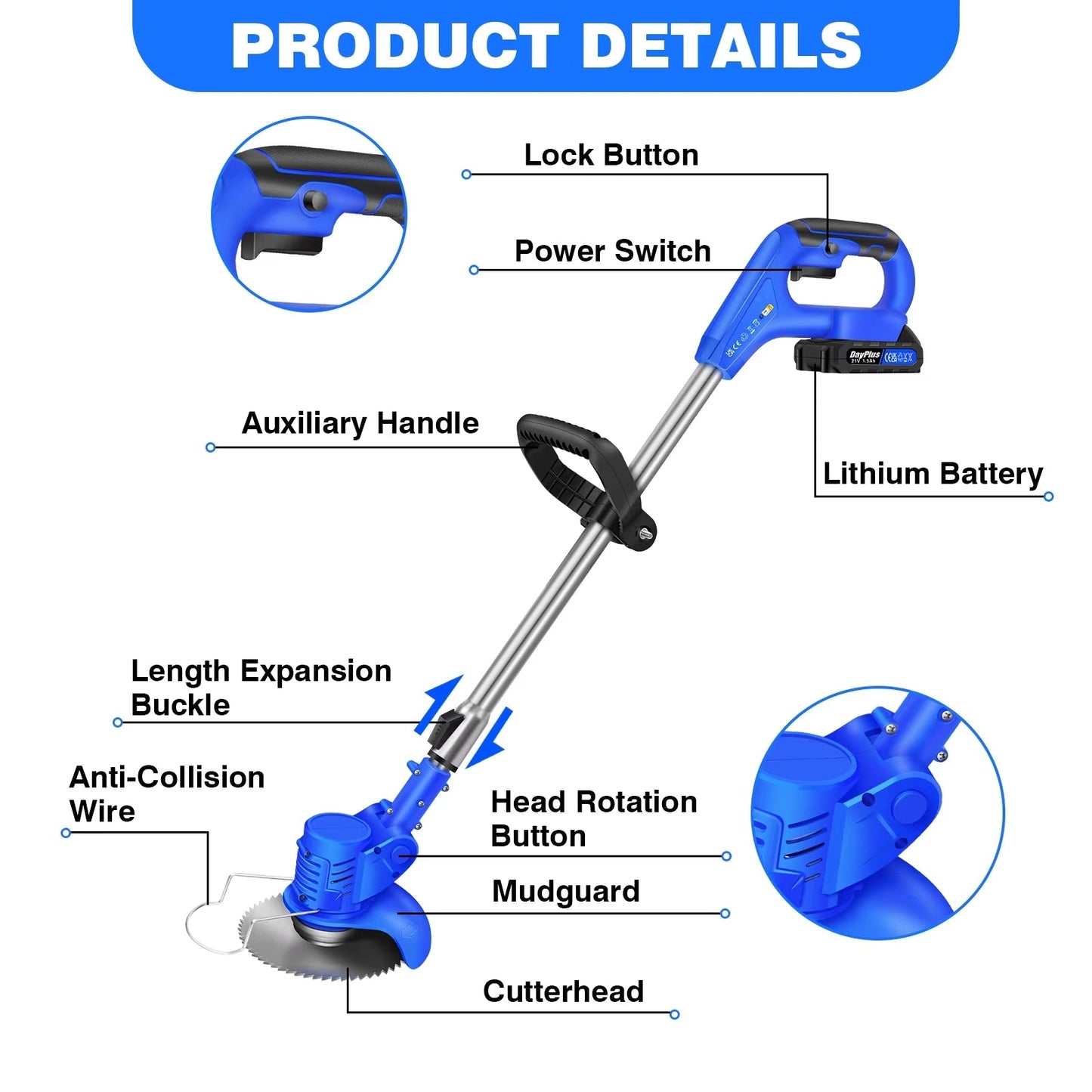 Carbon Steel Weed Brush & Trimmer