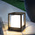 Simple Square Modern Solar LED Fence Post Lights