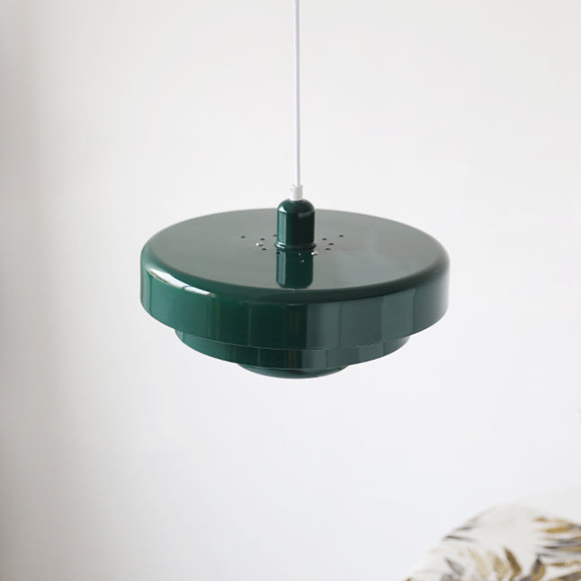 Middelaldersk jern retro enkelt hode Bauhaus hengelampe