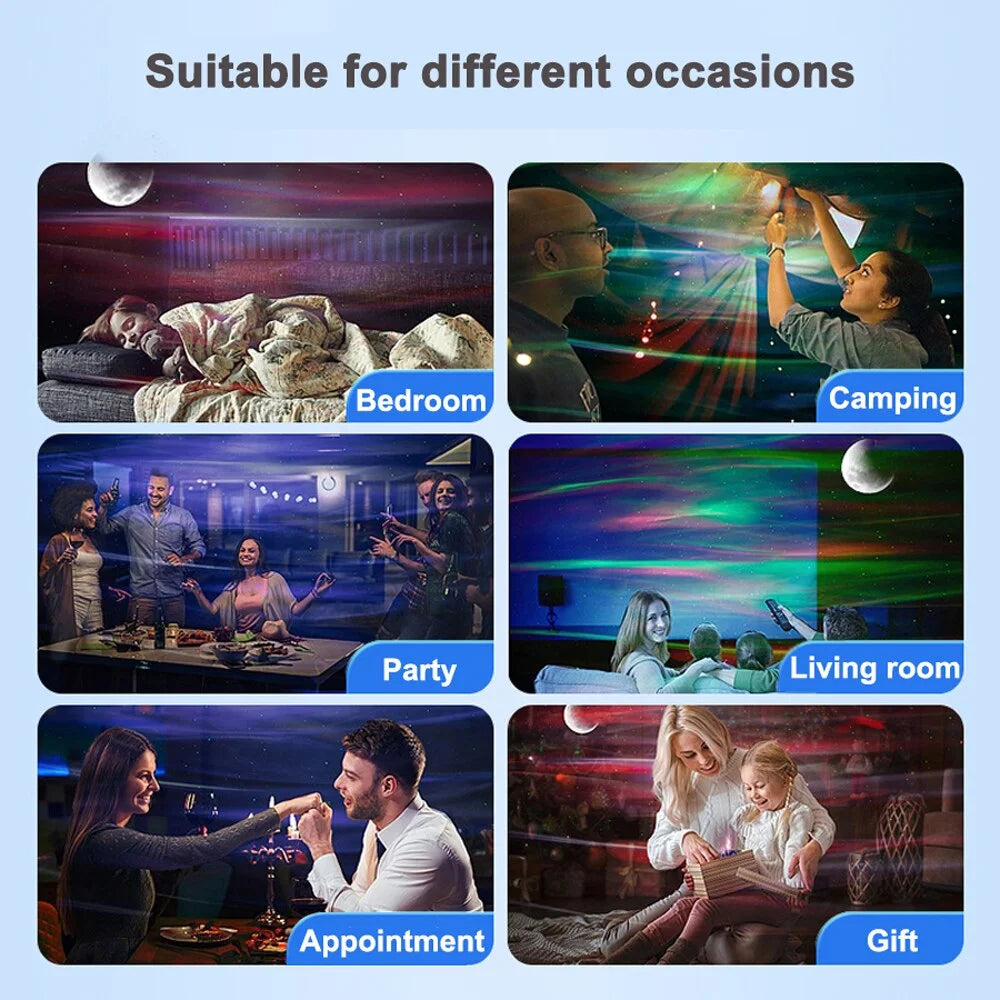 Northern Light Aurora Projectors Galaxy Star Projector Starry Lamp