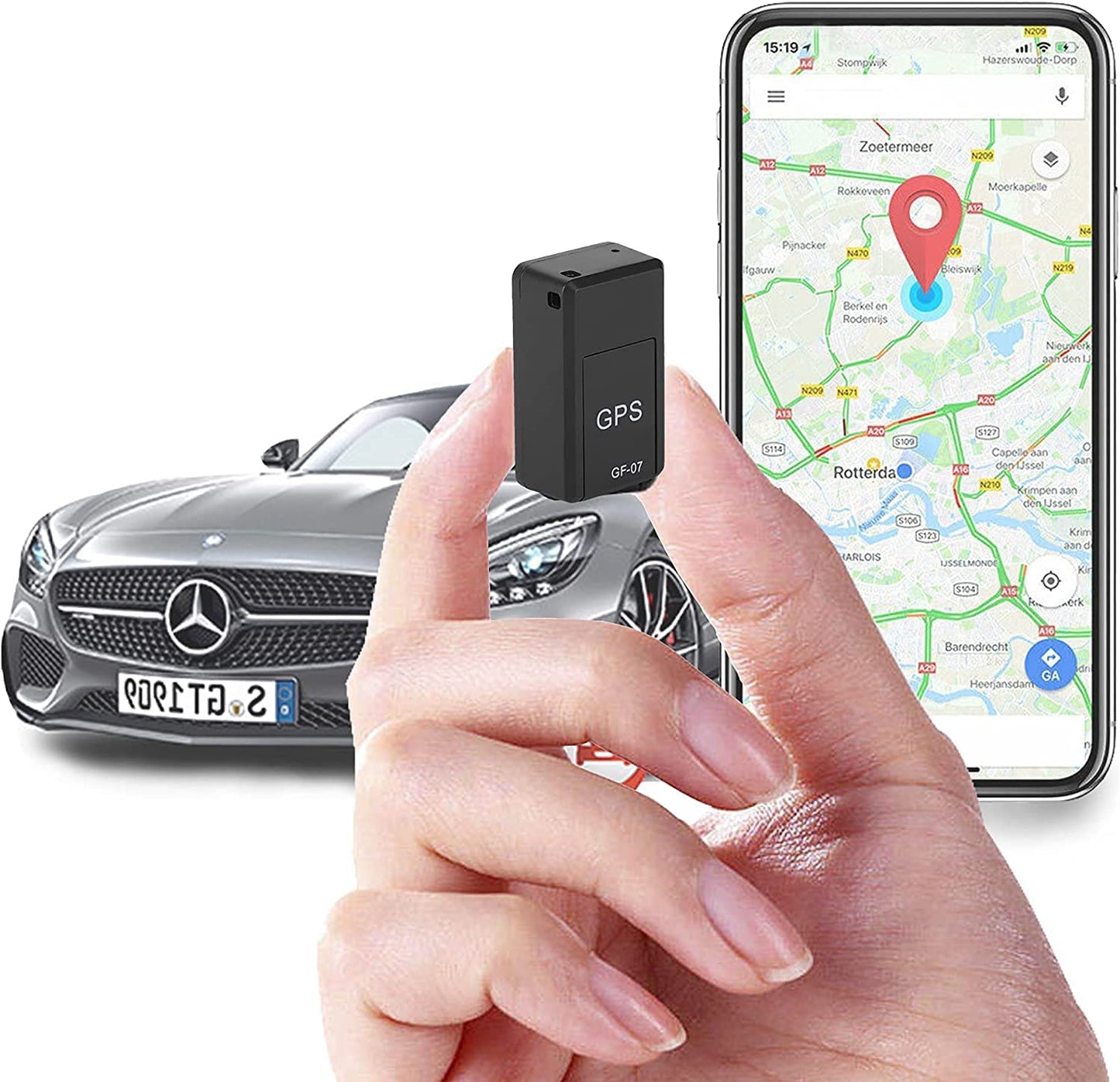 Mini GPS Tracker Magnetisk Sanntids Bil Lastebil Kjøretøy Lokator