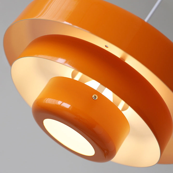Middelaldersk jern retro enkelt hode Bauhaus hengelampe