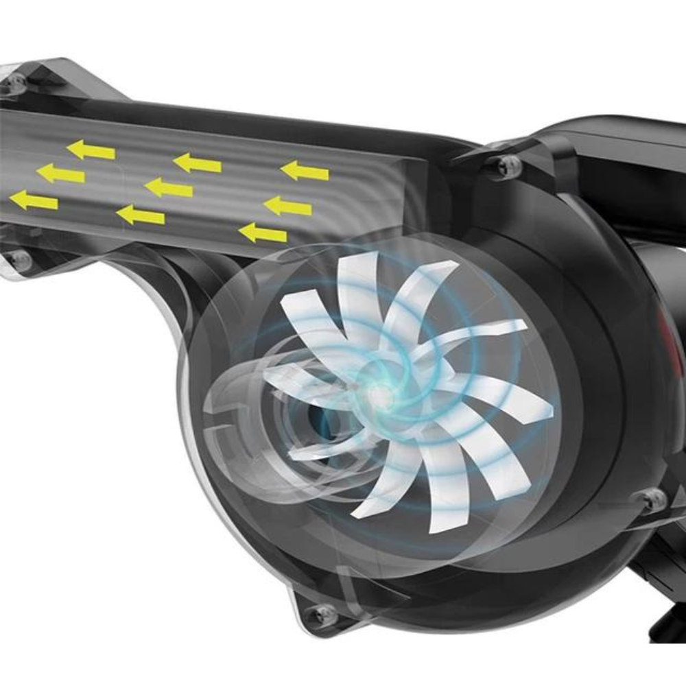Souffleur de feuilles électrique sans fil de jardin à batterie portable