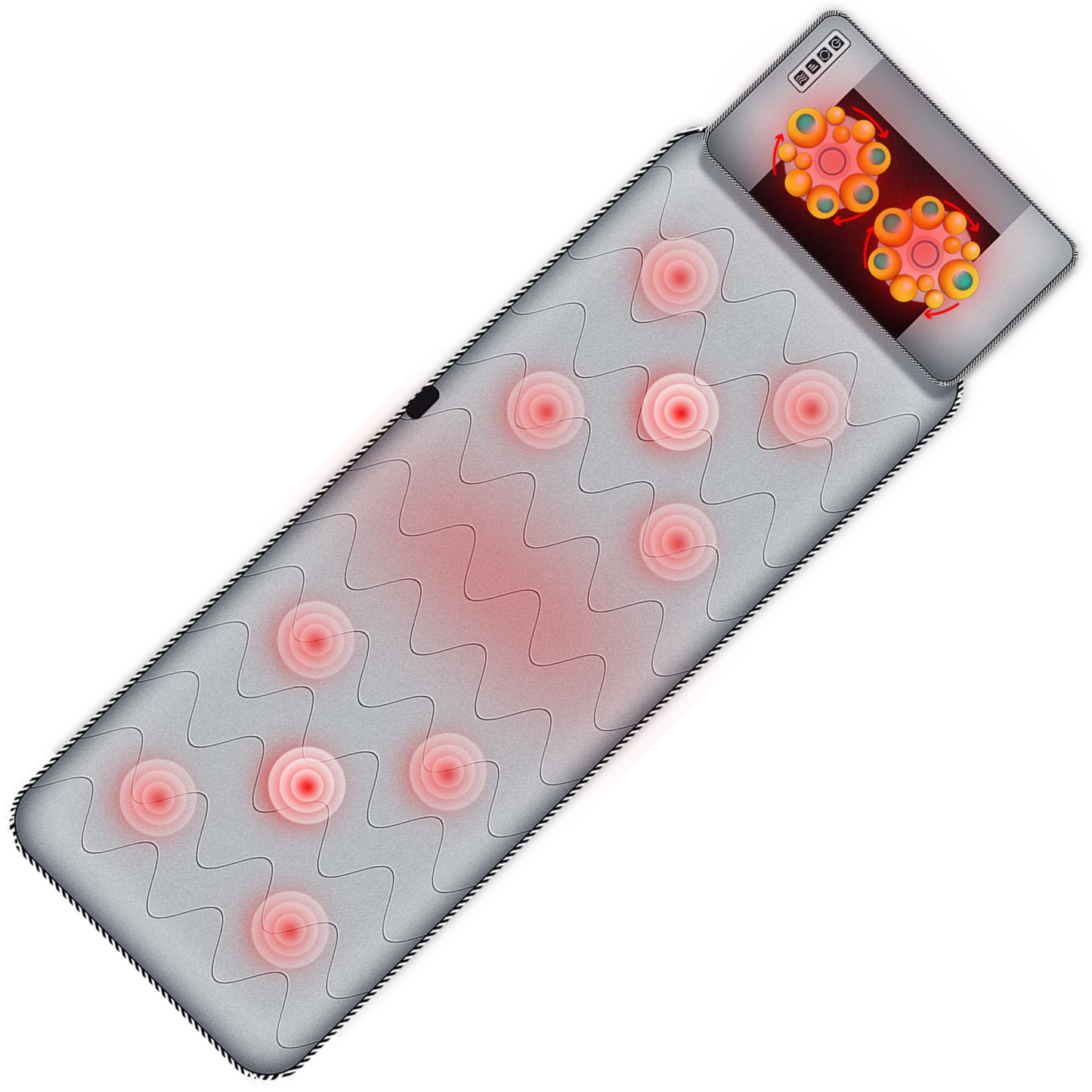 Matelas de massage électrique portable chauffant pour tout le corps