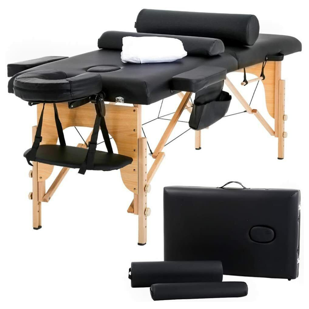 Ensemble de table de massage professionnelle pliante et robuste
