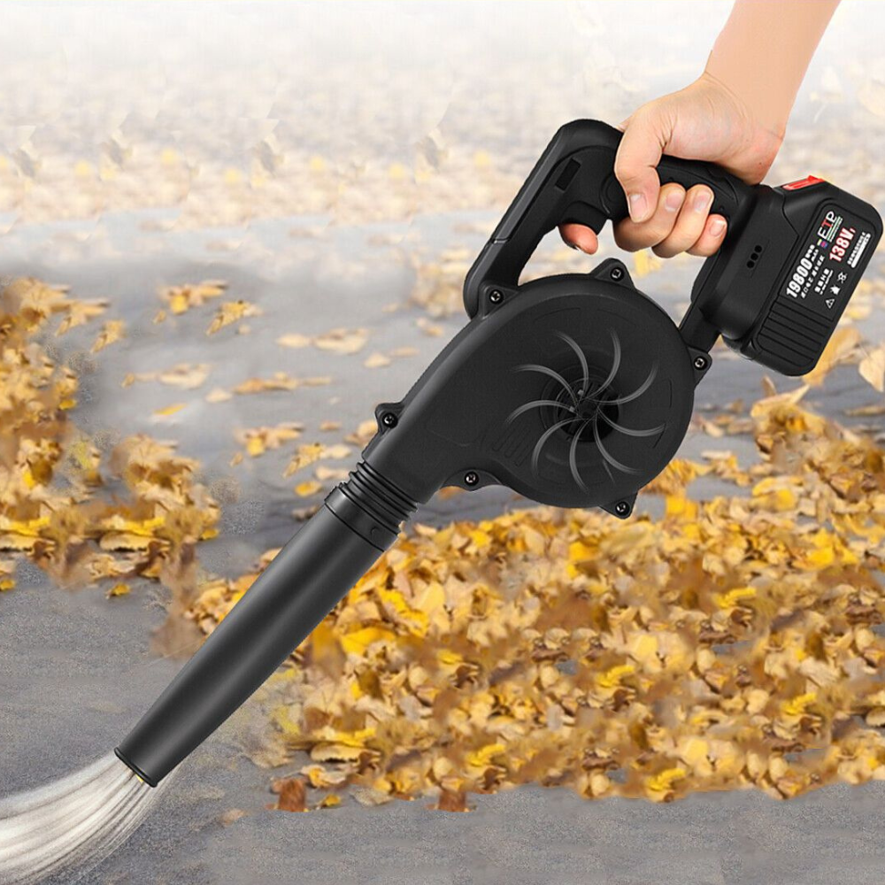 Souffleur de feuilles électrique sans fil de jardin à batterie portable