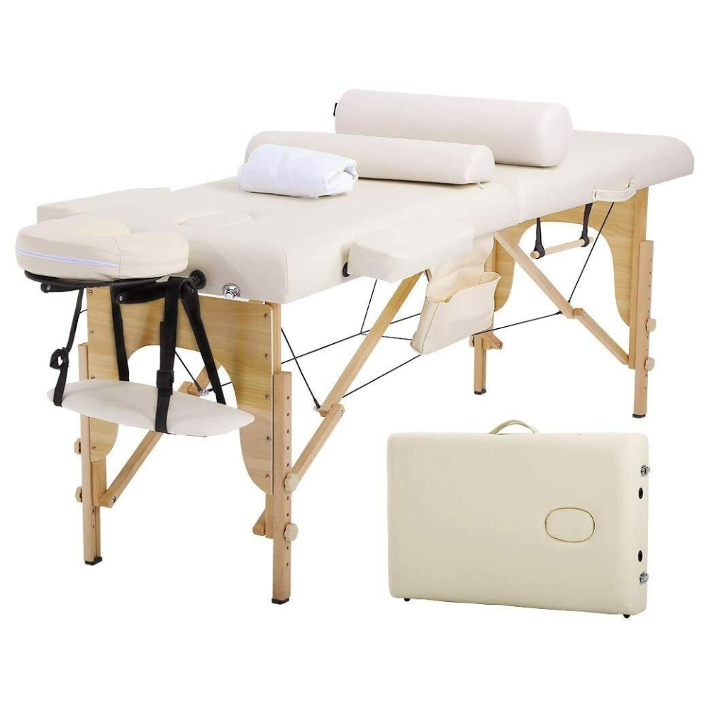 Ensemble de table de massage professionnelle pliante et robuste