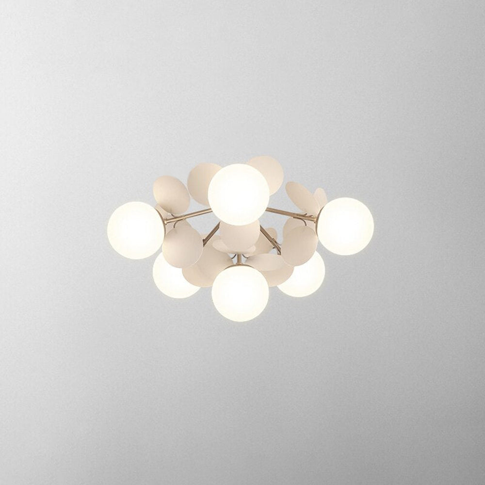 Multicolored Flower Branch Chandelier Living Room