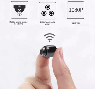Petite caméra de sécurité WiFi Vision nocturne Surveillance Caméra de nourrice