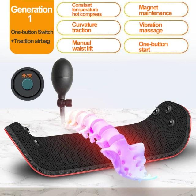 MASSAGEUR ÉLECTRIQUE POUR LA TAILLE DISPOSITIF DE TRACTION LOMBAIRE