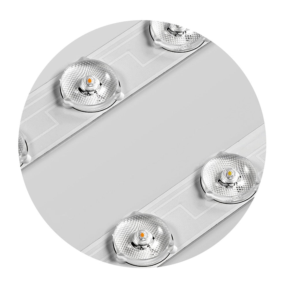 Plafonnier LED rond encastré blanc/or/doré/noir pour chambre à coucher