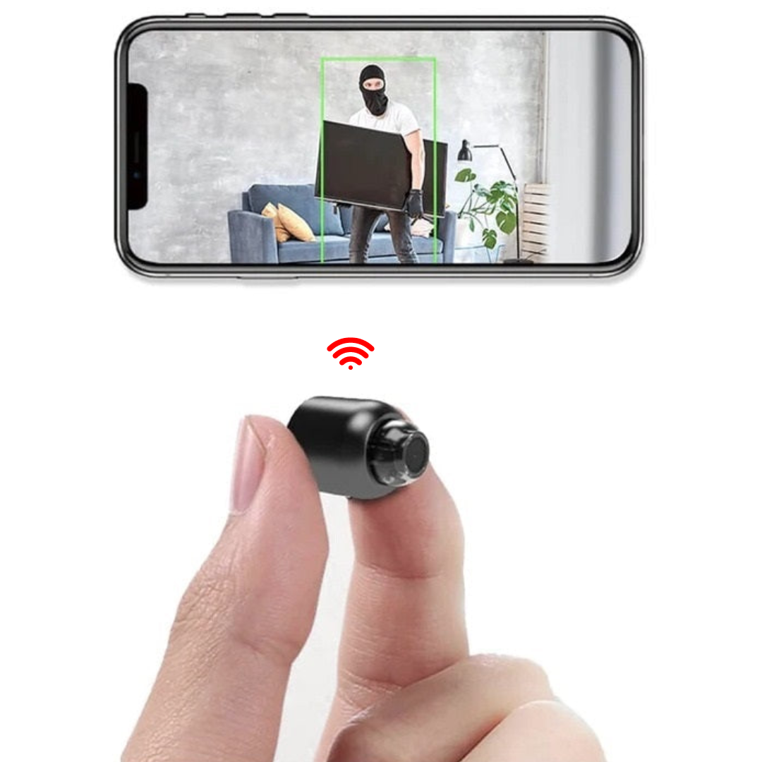 Petite caméra de sécurité WiFi Vision nocturne Surveillance Caméra de nourrice