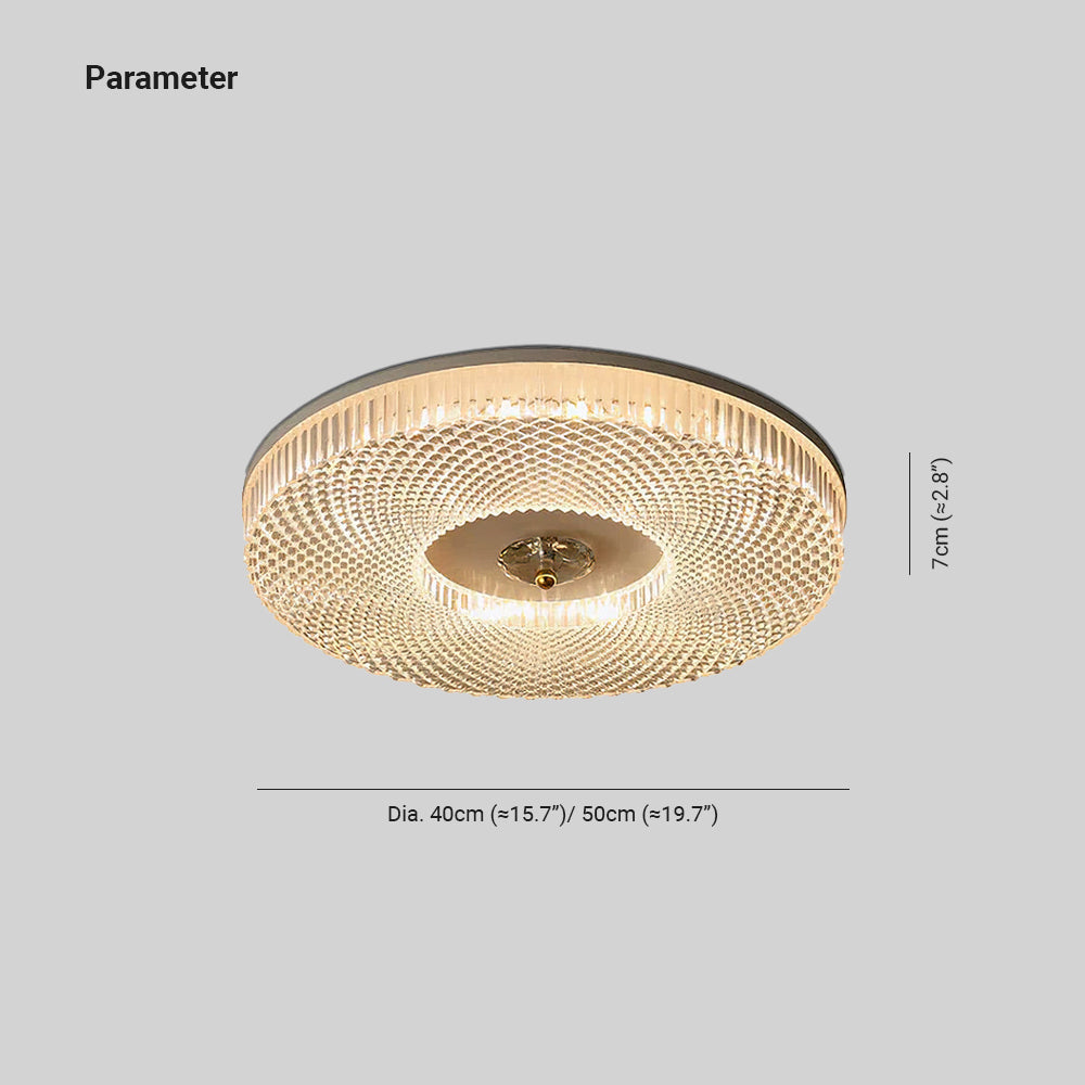 Plafonnier LED rond encastré blanc/or/doré/noir pour chambre à coucher