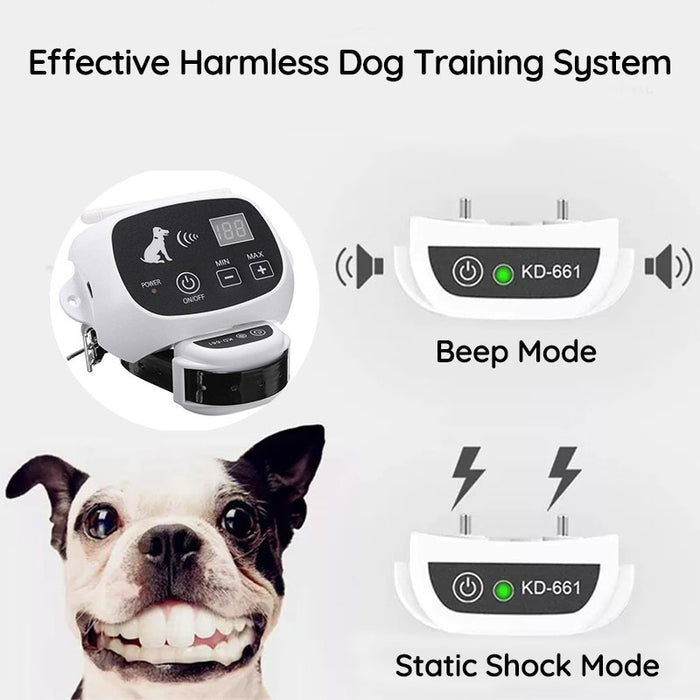 Trådløst hundegjerde med halsbånd