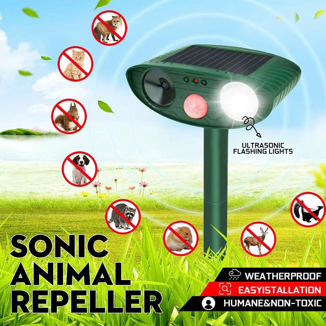 Ultralyd Chipmunk Repeller - Solcelledrevet - Bli kvitt chipmunks på 48 timer