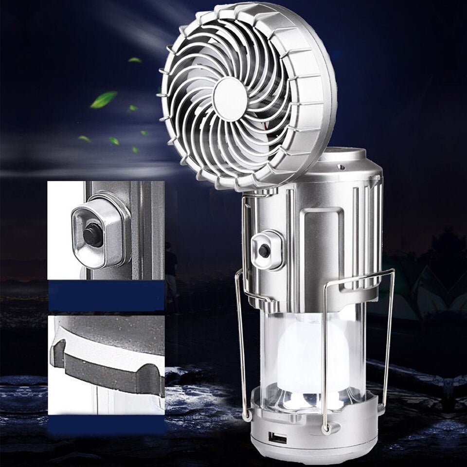 Solar fan lamp – Light and coolness in one!