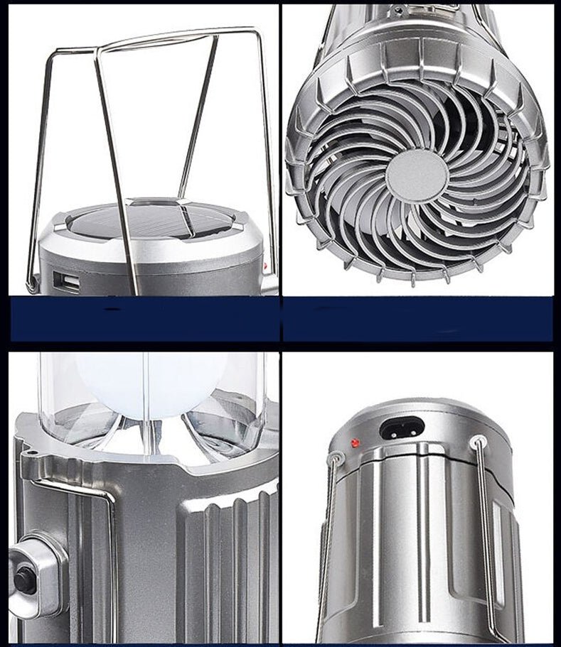 Solar fan lamp – Light and coolness in one!