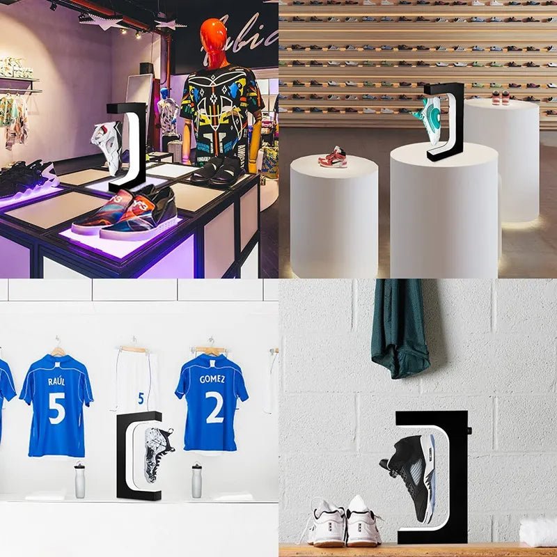 Support d'exposition de chaussures lévitant | Support de chaussures à lévitation magnétique avec lumières LED